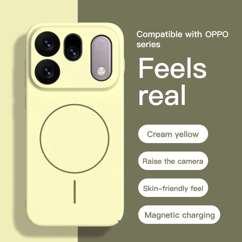 Oppo Find X8 - Funda de silicona líquida con textura