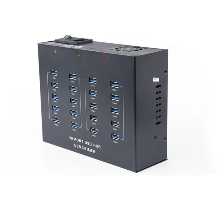 Usb Hub - Concentrador USB 3.0/3.0 de 20 Puertos,