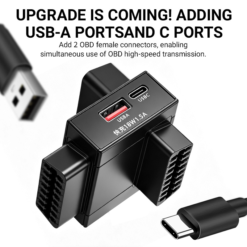 Adaptador divisor OBD2, de 1 a - Usb Charger reseña y precio