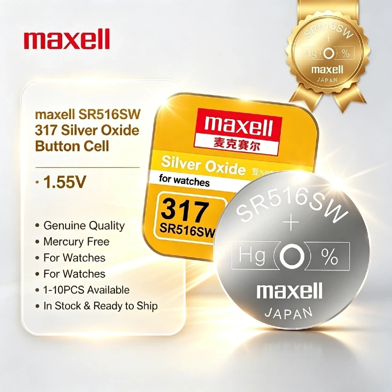 Maxell SR516SW 317 Pila de bot - Electronics And Gadgets Ce reseña y precio