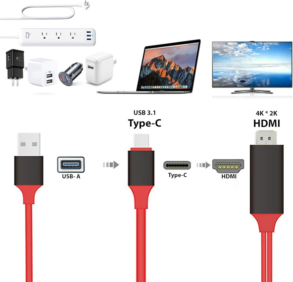 Adaptador de 2 Metros 4K Tipo- - Hdmi Adapter reseña y precio