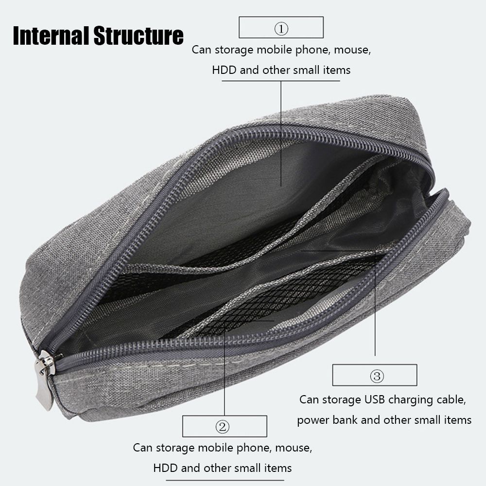 Bolsa organizadora de gran cap - Cable Organizer reseña y precio