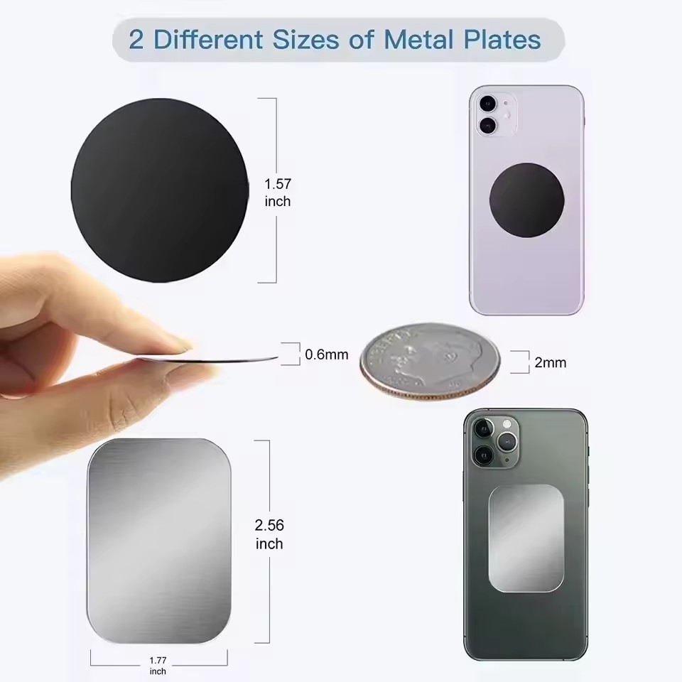 5/10 unidades de placas metáli - Phone Holder reseña y precio