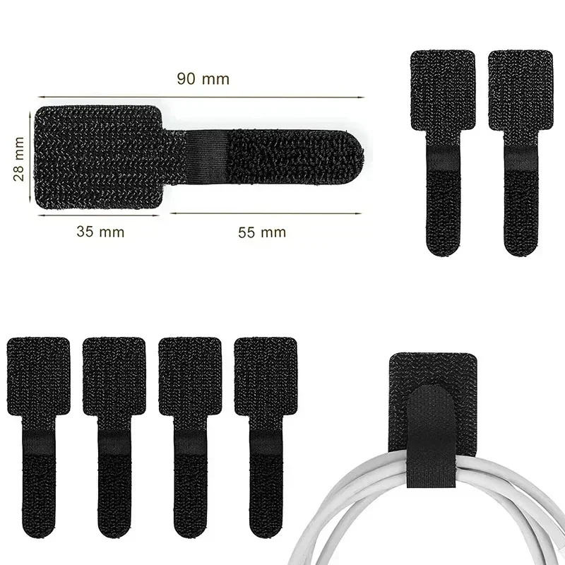 Nuevas bridas reutilizables pa - Cable Organizer reseña y precio