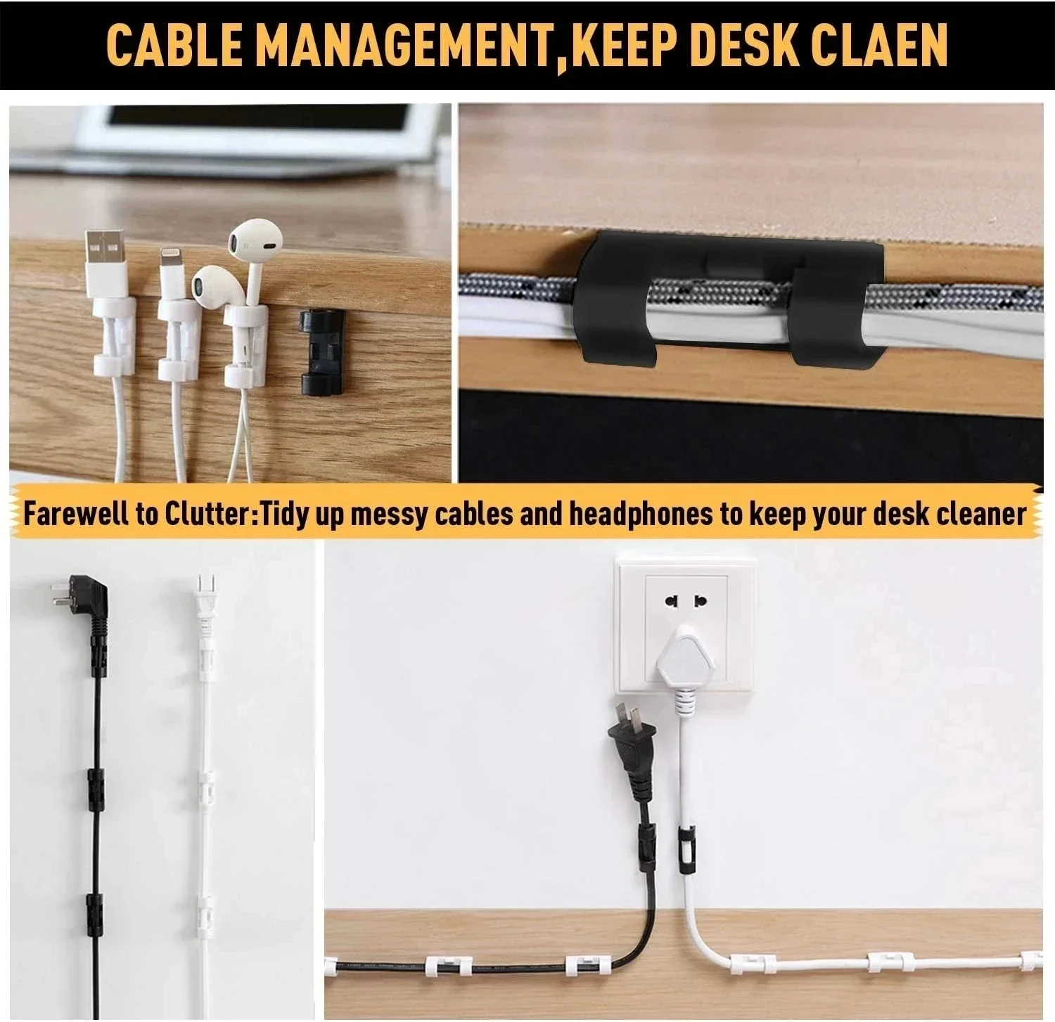 Organizador de cables, soporte - Cable Organizer reseña y precio